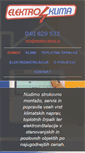 Mobile Screenshot of elektro-klima.si